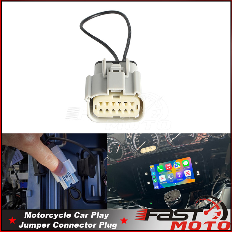 Zอะแดปเตอร์เชื่อมต่อ CarPlay สำหรับรถมอเตอร์ไซค์ Harley Road Glide Street Glide ปี 2019 2020 2021-20