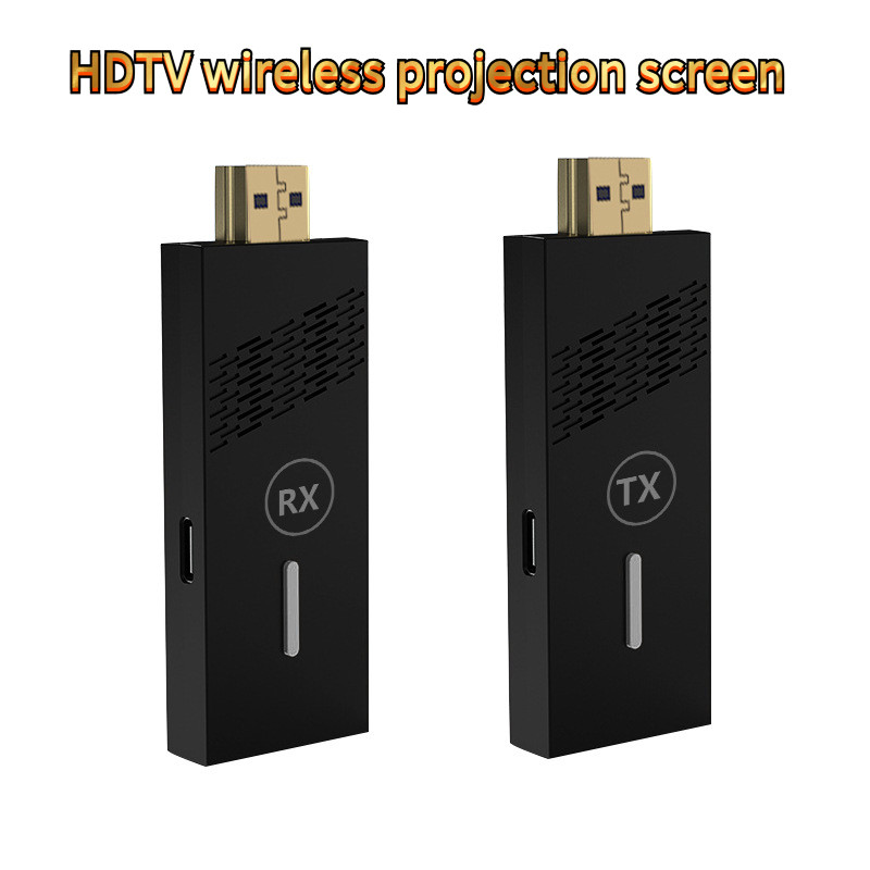 การฉายภาพหน้าจอไร้สาย HDTV HD อุปกรณ์หน้าจอเดียวกัน One Pc One รับโปรเจคเตอร์หน้าจอไร้สาย 50 เมตร