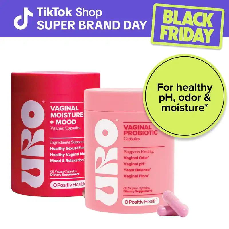 Wet & Wild Bundle - URO แคปซูลโปรไบโอติกสตรี (30 เสิร์ฟ) และ URO Moisture & Mood Capsules (30 เสิร์ฟ