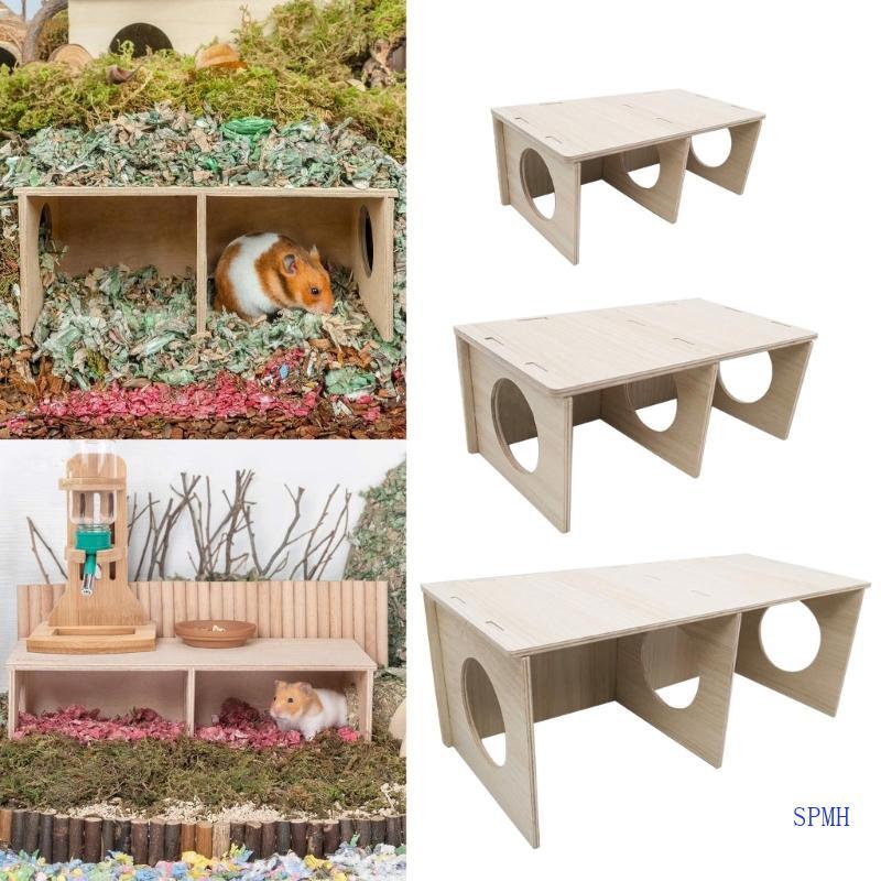 Super Hamster House Hideout Chamber Natural Nest Habitat สําหรับ Gerbils Hamster