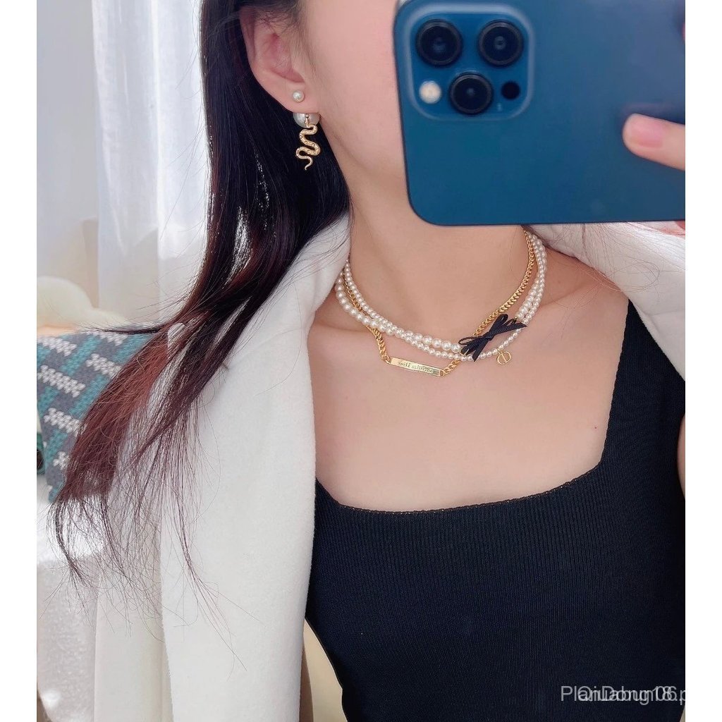 สร้อยคอ Dior New Le Noeud de Dior Short