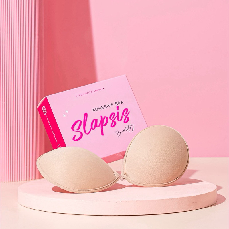 Slapsis บราปีกนก รุ่นกลม ทนน้ำ ทนเหงื่อ กาวถนอมผิว