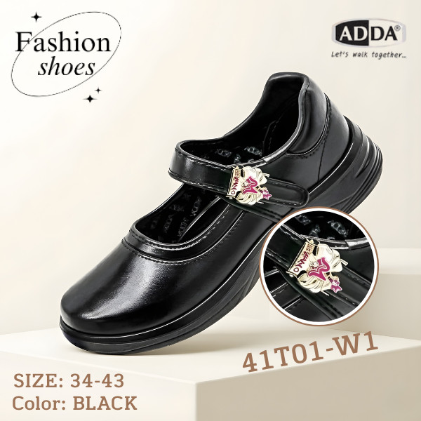 ถูกสุด•ส่งไว•แท้ชัวร์ รองเท้านักเรียน ADDA wink รุ่น 41T01 size 34-43 ของแท้จากโรงงาน