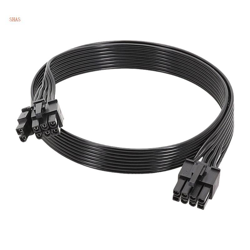 Shas 8Pin ถึง 6+2 Pin PCIE GPU สายไฟสําหรับการเชื่อมต่อพลังงาน GPU ที่ปรับปรุง