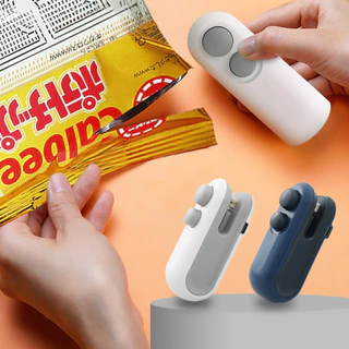 เครื่องซีลถุง เครื่องซีลขนาดเล็ก ชาร์จ USB พกพา การเปิดและปิด เครื่องซีล กันความชื้นและกันฝุ่น เก็บอาหารให้สด ใช้งานง่าย