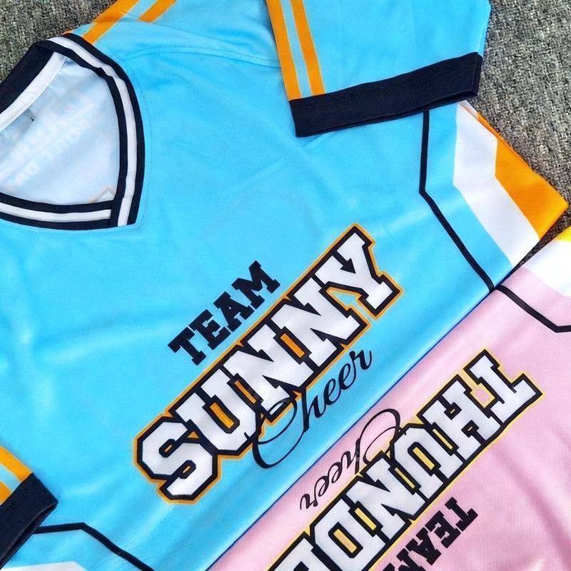 DMD Sport Jersey แบบยูนิเซ็กซ์ ออกแบบตามสไตล์ของคุณเองได้ (มีช่องให้ใส่ชื่อและหมายเลข)