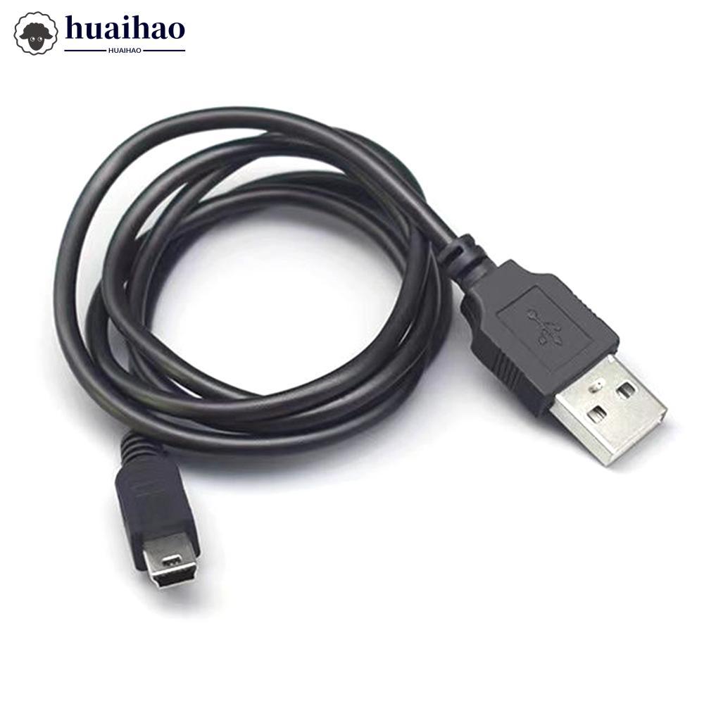 HUAIHAO 0.8/0.5M สาย USB V3 ชาย Mini B 5 Pin T พอร์ต MiniUSB สําหรับอุปกรณ์ MP3 MP4 กล้องโทรศัพท์มือ