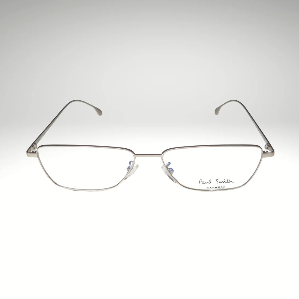 Paul Smith ASKEW V1 Eyeglasses – Silver แว่นตา Paul Smith รุ่น ASKEW V1 สีเงิน Size 56  made in Ital