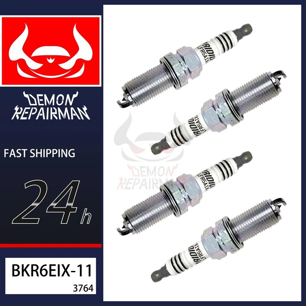4 ชิ้น/6 ชิ้น/ล็อต IRIDIUM หัวเทียนสําหรับ 2003-2007 Honda Accord 3.0L V6 BKR6EIX-11 BKR6EIX 11 BKR6