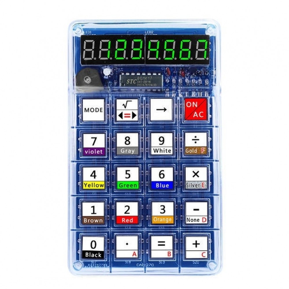 DIY Calculator Kit Decimal-hex Conversion Resistor Color Code Function