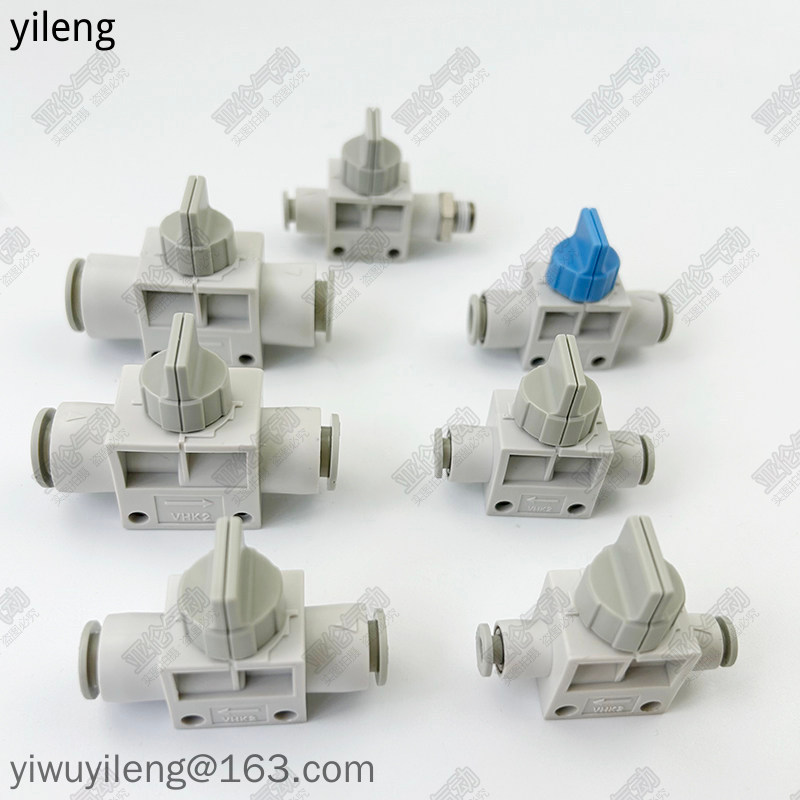 SMC วาล์วด้วยตนเอง VHK3-VHK2-04F-06F-08F-10F-12F-06F-01S-02S-03S-04S