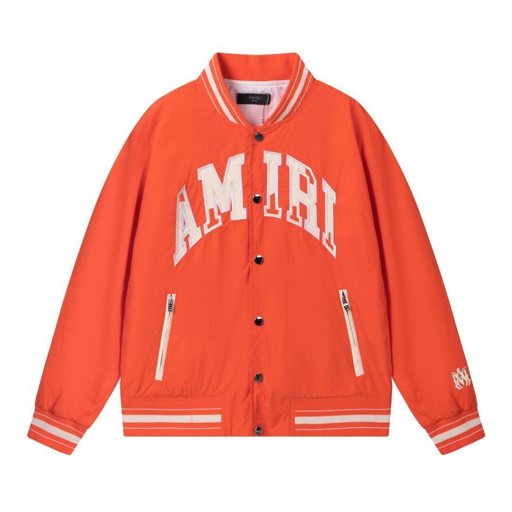 T7RE AMIR* Autumn and Winter New Patch Embroidery LOGO Baseball Uniform Jacket Jacket Couple Style