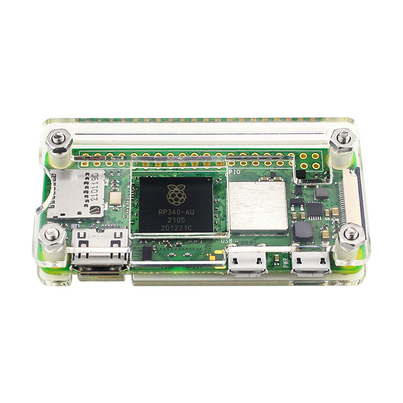 Raspberry Pi zero2W เปลือกอะคริลิค RaspberryPi02W โปร่งใสพร้อมเคสป้องกันหม้อน้ํา