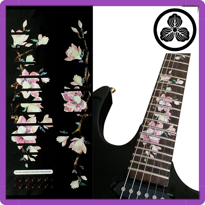 Guitar Inlay Stickers - Jockomo Magnolia Tree of Life & Gypsy Rose Designs