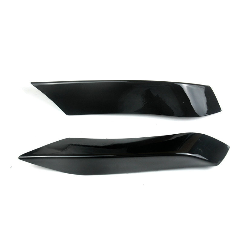 เหมาะสําหรับ 15-18 BMW/M3 F80 F82 F83 M4 ดัดแปลงเรซินสีดําสดใสด้านบนคิ้วมุมด้านบนสติกเกอร์โรงงานพร้อ