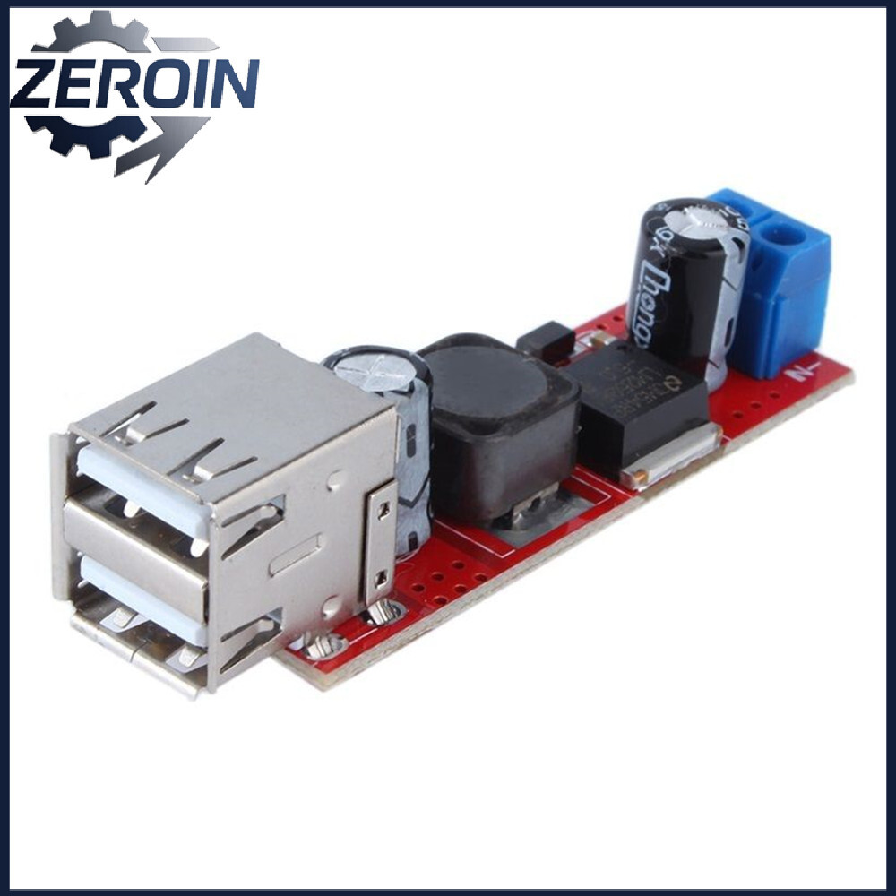 LM2596 Dual Port USB Buck Board 5V 3A DC-DC Buck Conversion Module