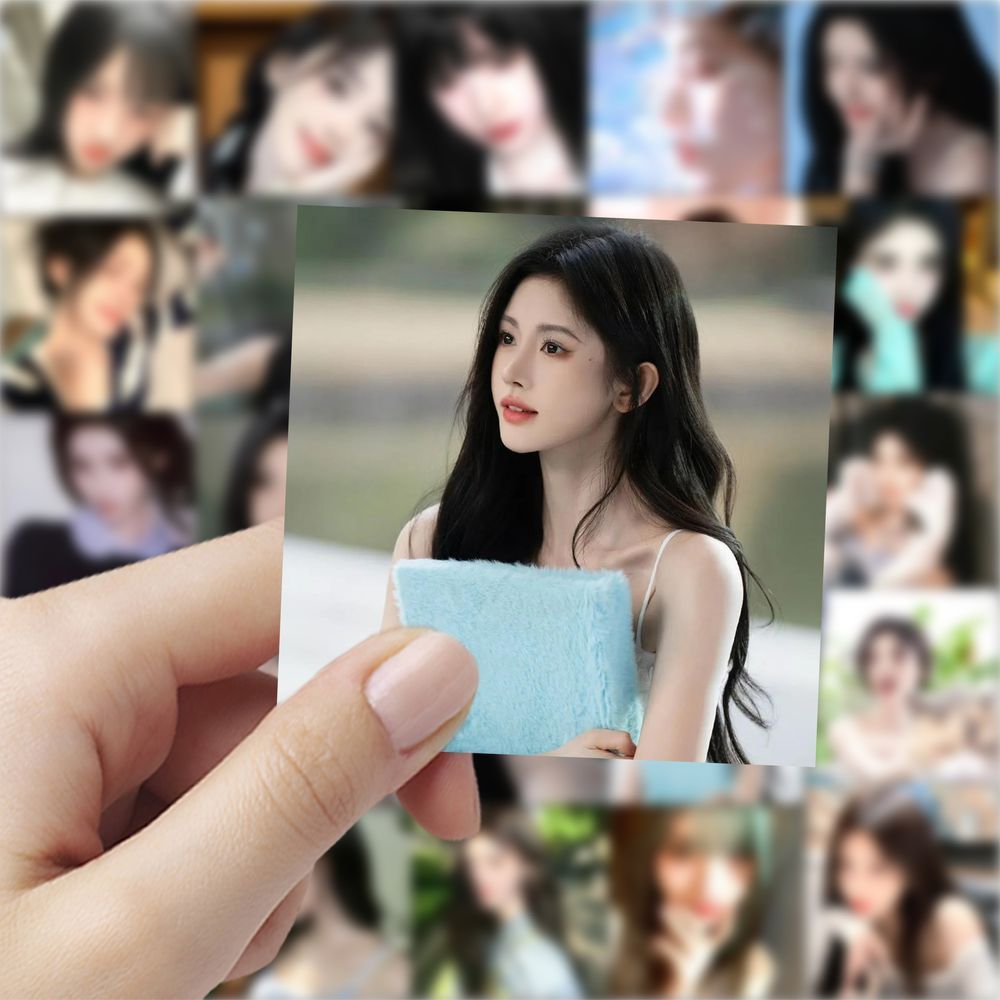 Zhang Ju Jingyi Avatar สติกเกอร์มูลค่าสูง Star สินค้าตกแต่งโทรศัพท์มือถือคู่มือโน้ตบุ๊คสติกเกอร์กันน