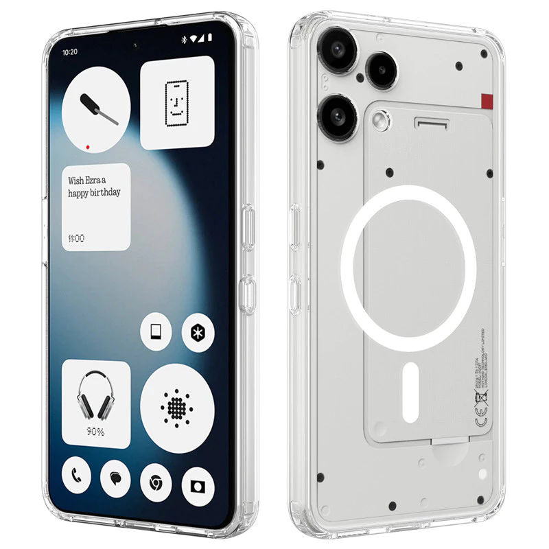 สําหรับ Nothing Phone 3A Lite Case ELVEV อะคริลิคทนทาน Advanced Clarity Anti-yellow Snap-on เคสโทรศัพท์