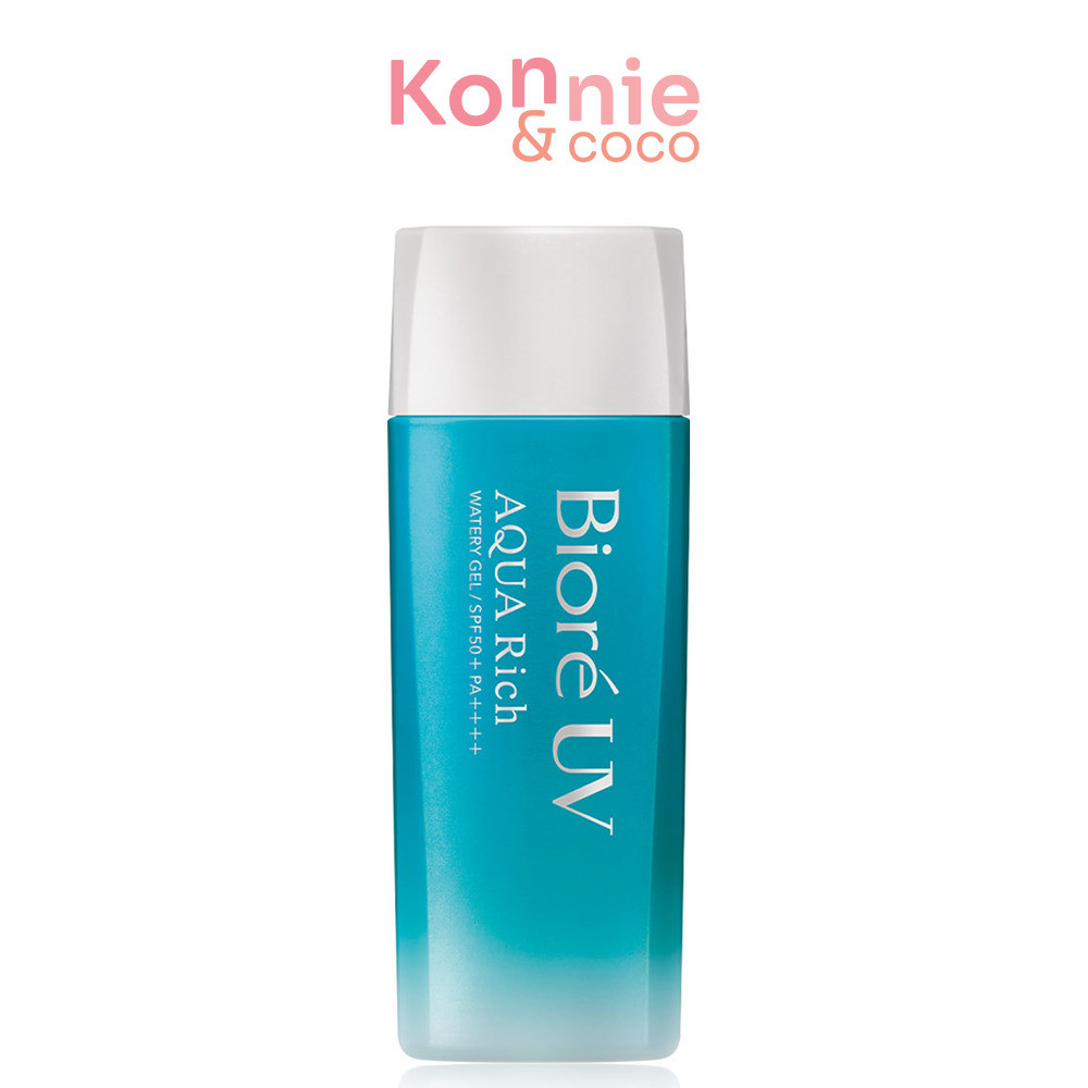 Biore UV Aqua Rich Watery Gel SPF 50+/PA++++ บิโอเร ครีมกันแดดเนื้อเจลบางเบา.