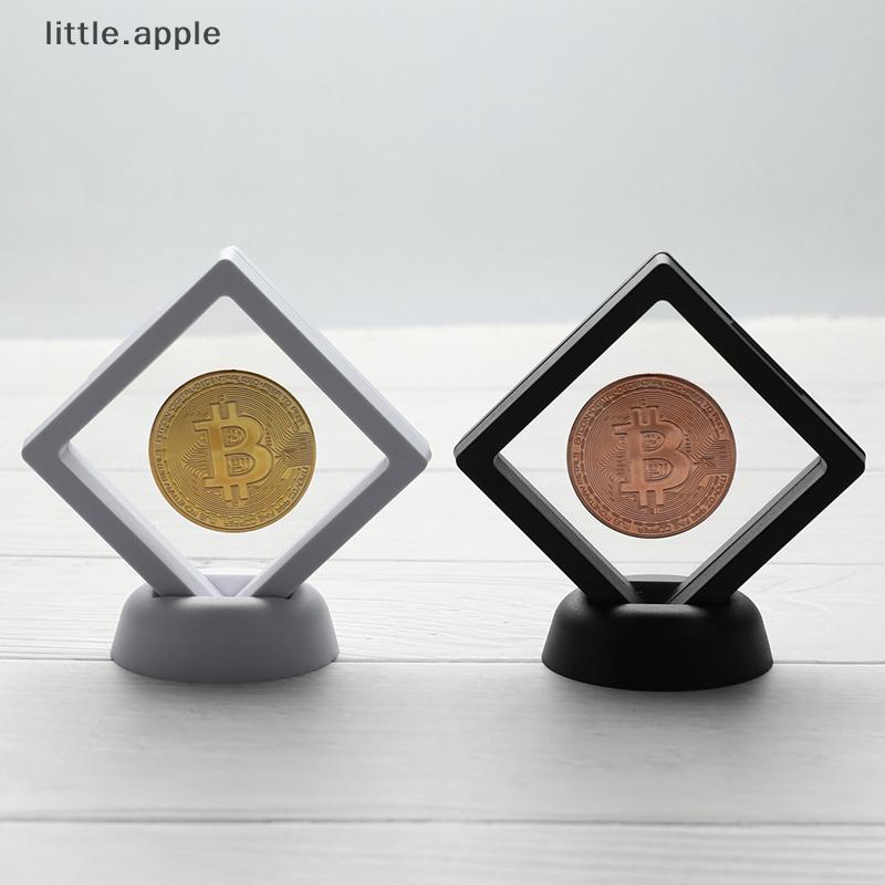 [Lovely] Bitcoin Bit Coin Litecoin Ripple Metal Commemoration Coin with Showing Stand Boutique