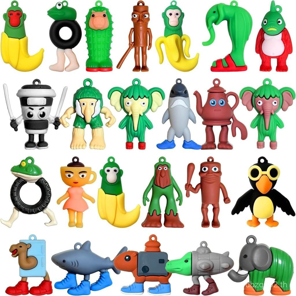 อิตาเลี่ยน Brainrot ของเล่น 24 แพ็คตัวเลขการกระทํารวม Trralero Tralala, Tung Tung Sahur & More – Min