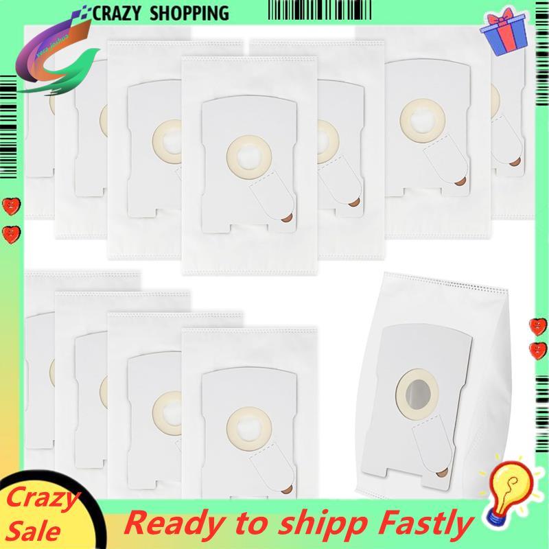 สําหรับ Kombald Kobold VT260 VT265 VT270 VT300 สําหรับเครื่องดูดฝุ่นเปลี่ยนกระเป๋า (12 ชิ้น)- สําหรั