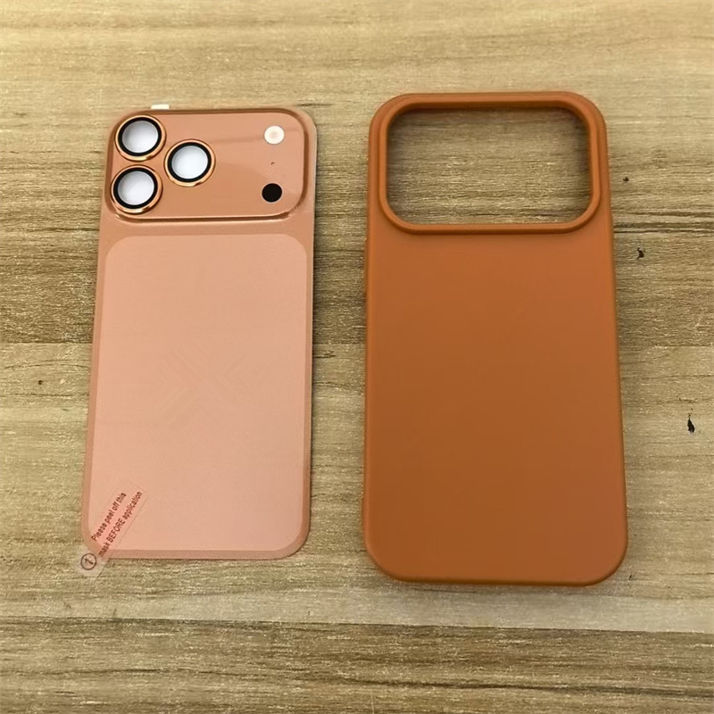 (ไม่มีแฟลช) สําหรับเลนส์ iPhone 14 15 16 13 Pro Max เปลี่ยนเป็นเคสปรับแต่ง iPhone 17ProMax