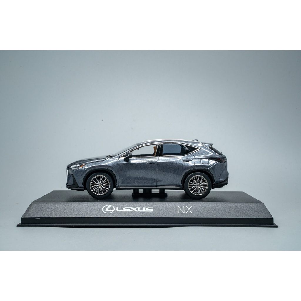 1/43 Jingshang Lexus NX450h Kyosho Kyosho ผลิตโซนิคสีเงินสีดีบรรจุภัณฑ์ดีจัดส่งฟรีครบชุด