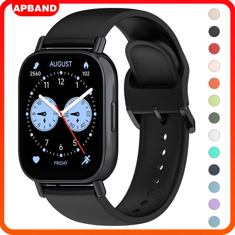 สายนาฬิกาซิลิโคนกีฬาแบบนุ่ม 22 มม. for Smartwatch Redmi Watch 5 Active/5 Lite/Samsung/Huawei Watch/Amazfit Bip 6