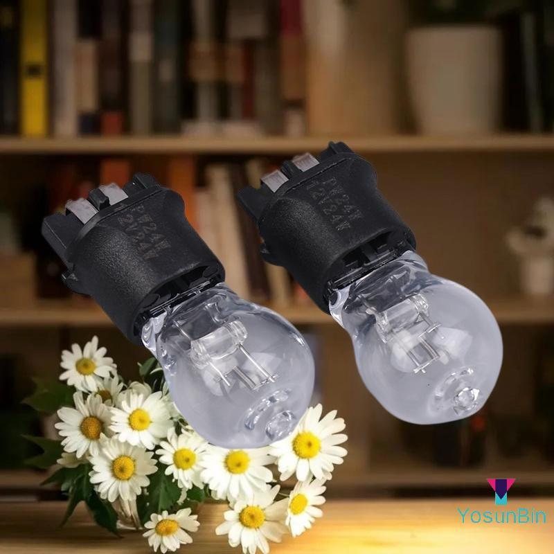 YosunBin] 12V/24W PW24W หลอดฮาโลเจนสําหรับ A4/CC Golf MK7 F30 3 Series ไฟวิ่งกลางวัน DRL Warm White 