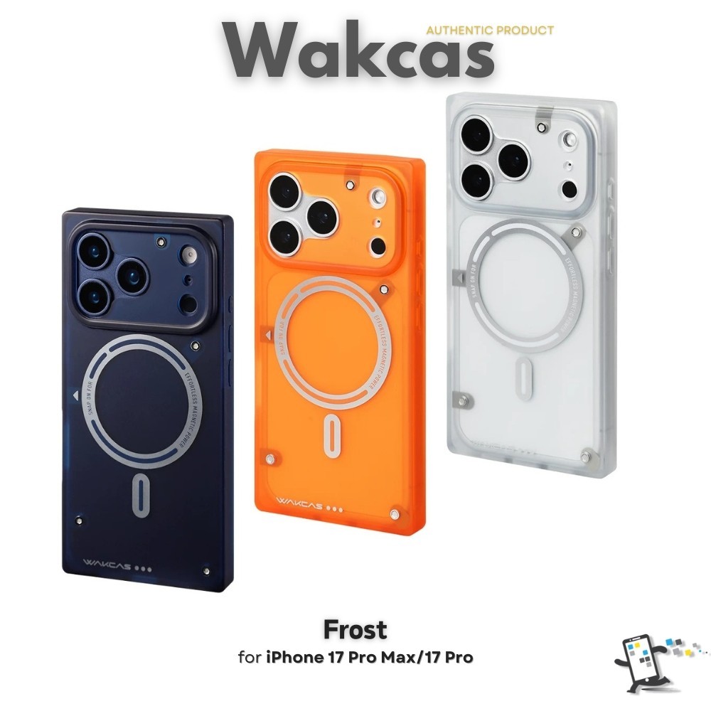 Wakcas Frost Magnetic เคสสำหรับ iPhone 17 Pro Max และ iPhone 17 Pro