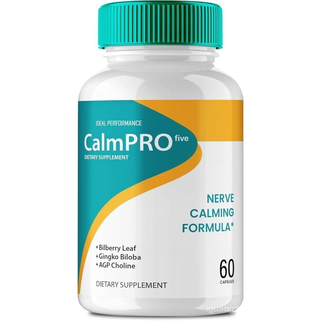 Calmpro5 Nerve Capsules, Calm Pro 5 Nerve Health Supplement Pills, CalmPro Five All Natural Formula,