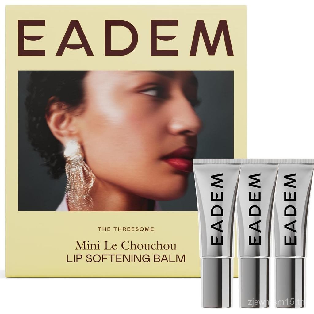 EADEM The Threesome: Three Mini Le Chouchou Lip Softening Balms, Lip Gloss for Women, Lip Plumper & 