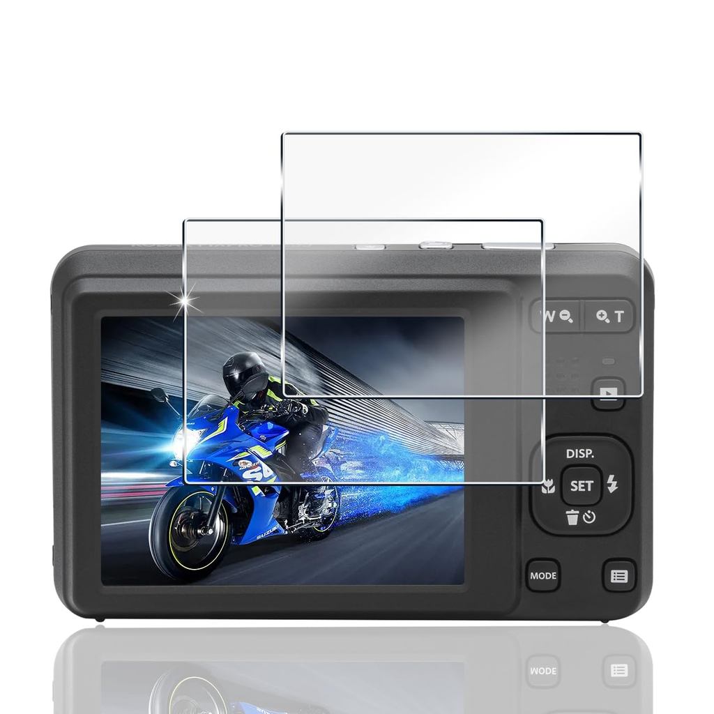 ฟิล์มกันรอยหน้าจอแบบกระจกนิรภัย FAMROLLS สำหรับ KODAK PIXPRO FZ55/FZ45 ชุดละ 2 ชิ้น ของแท้ แท้ ของสะ