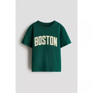 H&M(เอชแอนด์เอ็ม) เสื้อยืดผ้าฝ้ายพิมพ์ลาย เด็กผู้ชาย 1318484_5