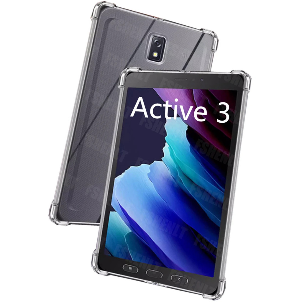เคสใสเหมาะกับ Samsung Galaxy Tab Active 3 2020 8 นิ้ว SM-T570/T575/T577 ซิลิโคนใสนุ่มแท็บเล็ตฝาครอบป้องกัน