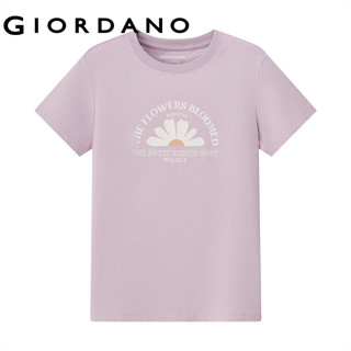 GIORDANO เสื้อยืดผู้หญิง Women's Comfort Printed Tee 0539521…