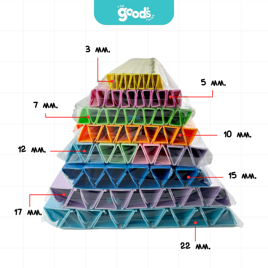 สันรูด A4 ออร์ก้า ขนาด 22 มม. สันรูดรายงาน orca สีพาสเทล สันรูดพลาสติก (12ชิ้น/แพ็ค) - รูปที่ 2