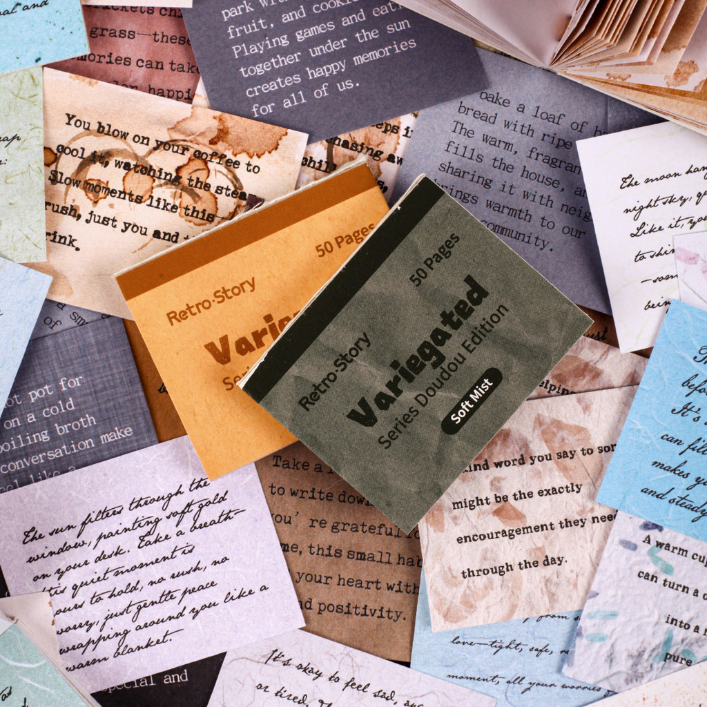 [HARU] Colourful Peas Series Deco Paper Journaling Scrapbook Journal kit Aesthetic Paper