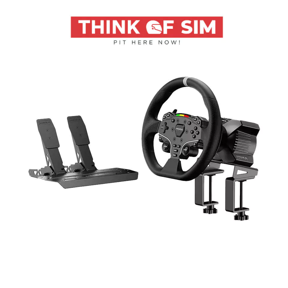 MOZA R3 Racing Bundle (3.9 Nm) ชุด Direct Drive R3 พร้อมพวงมาลัย ES และแป้นเหยียบ SR-P Lite (ประกันศูนย์ไทย)