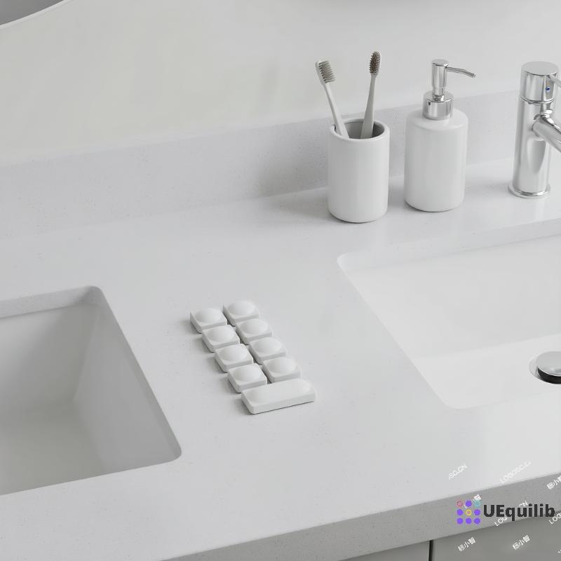 Uequilib 10 ชิ้นสีขาว CFX Low Profile PBT Keycaps สําหรับ Chosfox L Low Profile MX Gaming คีย์บอร์ด 