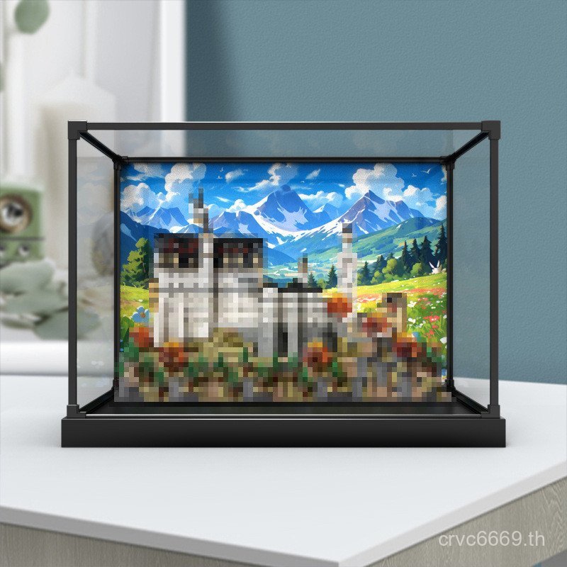 โลหะผสมอาคารบล็อกปราสาทกรอบกล่องเก็บหงส์ดําอาคารชุดประกอบคริลิคบังคับรุ่น21063ใหม่ WZUS