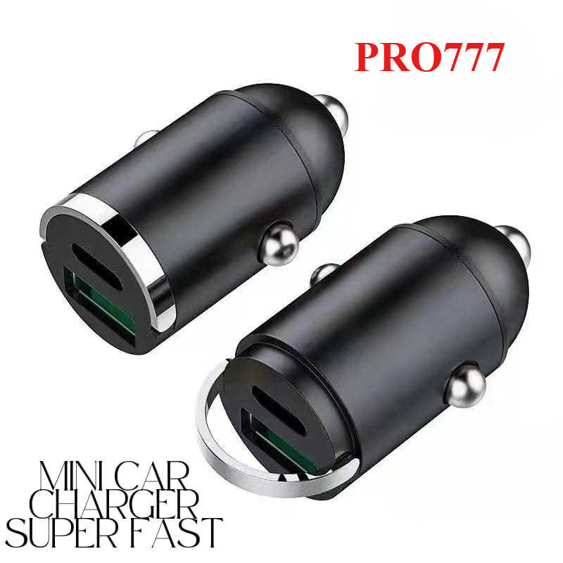 PRO7 P21 Car Charger Mini Saver Car PlugIn Fast Charging 100 WATT PRO777 P-21
