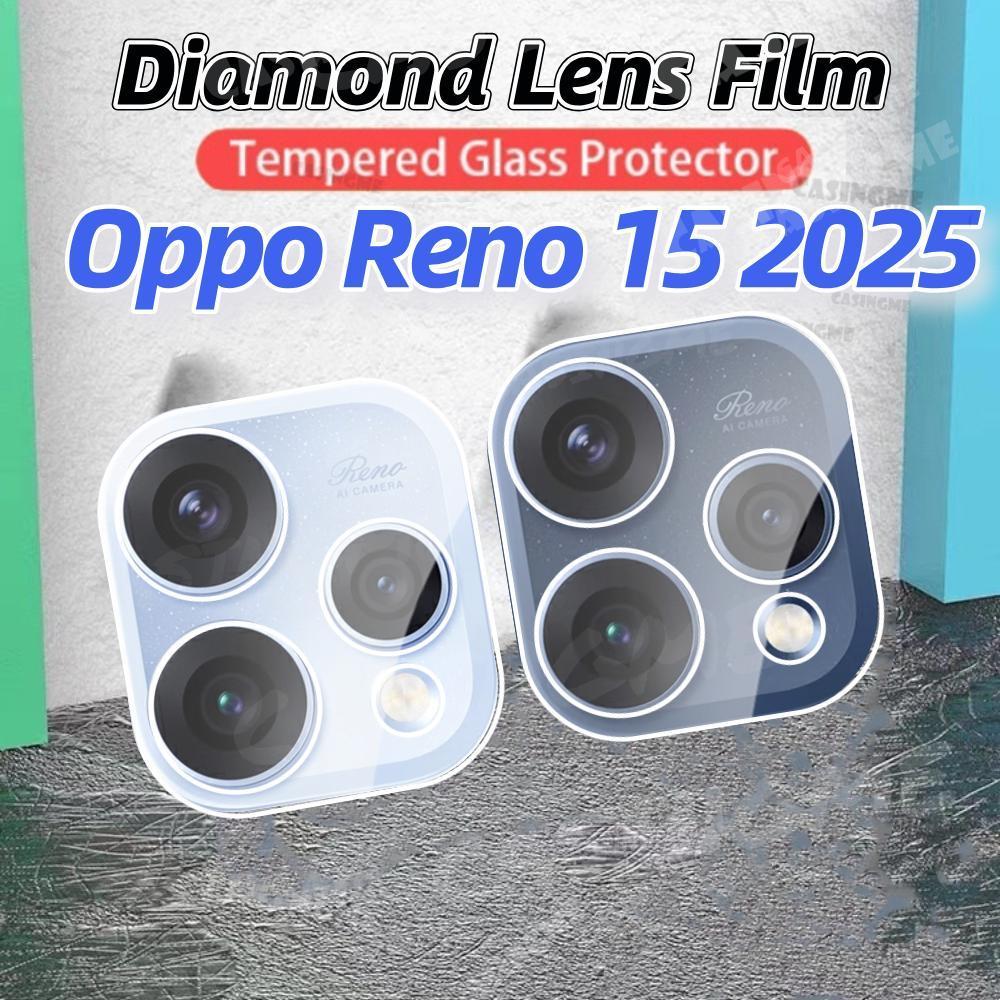 Lens 3D ตัวป้องกันเลนส์กล้อง สําหรับ Oppo Reno 15 Pro Max 5G Reno15 Reno15F Reno15Pro Reno15Promax 2025 007