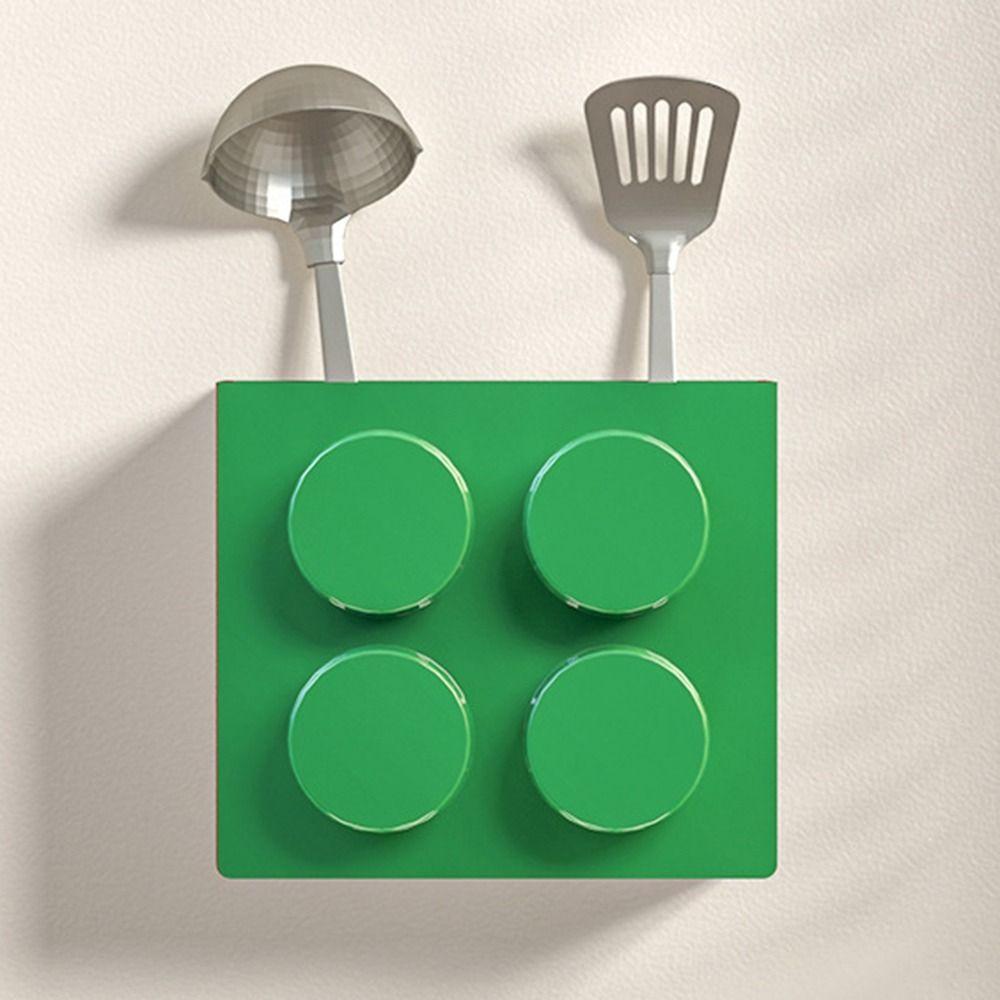 กําลังได้รับความนิยม2101ตู้เย็นกล่องเก็บแม่เหล็ก,ภาชนะบนโต๊ะอาหารอาคารบล็อกกล่องเก็บ,พลาสติกสร้างสรรค์ ต่อย-ฟรี อเนกประสงค์โต๊ะจัดครัวอุปก - รูปที่ 6