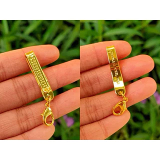แหนบห้อยพระ แหนบหลวงปู่ศิลา สีทองก้ามปู แหนบห้อยพระสแตนเลสชุบทองสินค้าขายดี