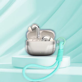 Stock ReadyCase สําหรับ Edifier EvoBuds Pro/Lolli Pro5 TPU ฝาครอบหูฟังแบบนุ่มโปร่งใสพร้อมเชือกมือ