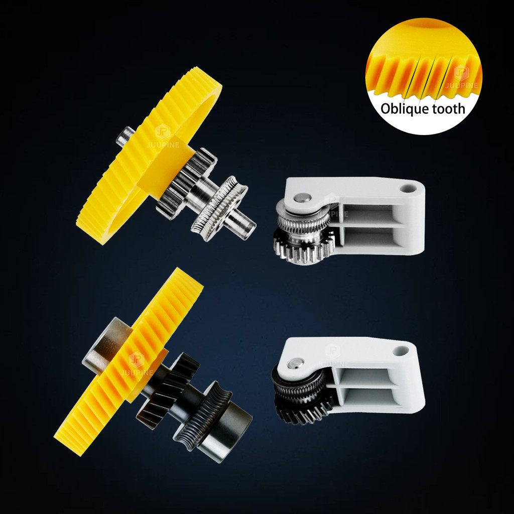 Upgrade Hardened Steel Extruder Gear Assembly For Bambu Lab P1S P1P X1 Carbon X1C 3D Printer Nickel 