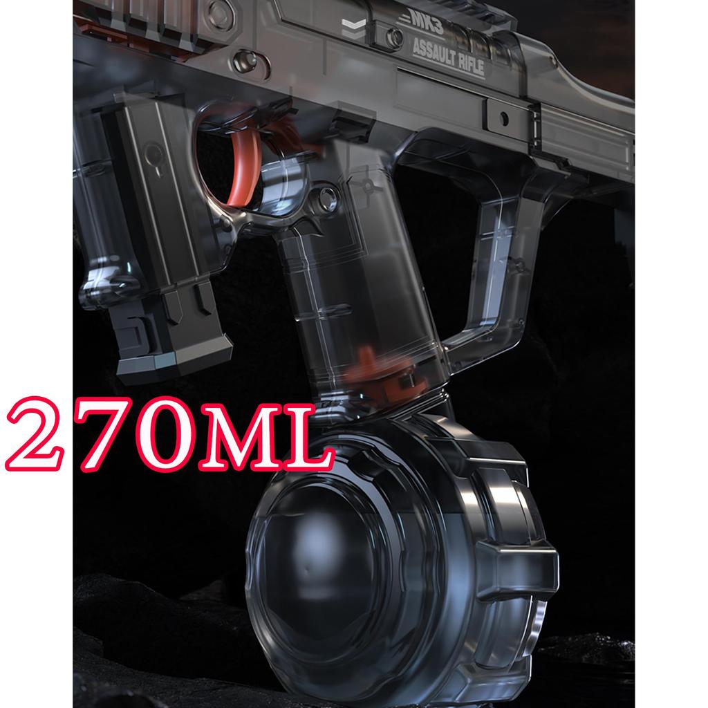 【กรุงเทพจัดส่งสินค้า】โนมัติมือมีไฟแสงwater gunรุ่นไฟ LEDปืนฉีดน้ำ สงกรานต์ ปืนน้ำไฟฟ้า UZIปืนฉีดน้ำไฟฟ้า ปืนน้ำแรงดันสูง รูปที่ 3