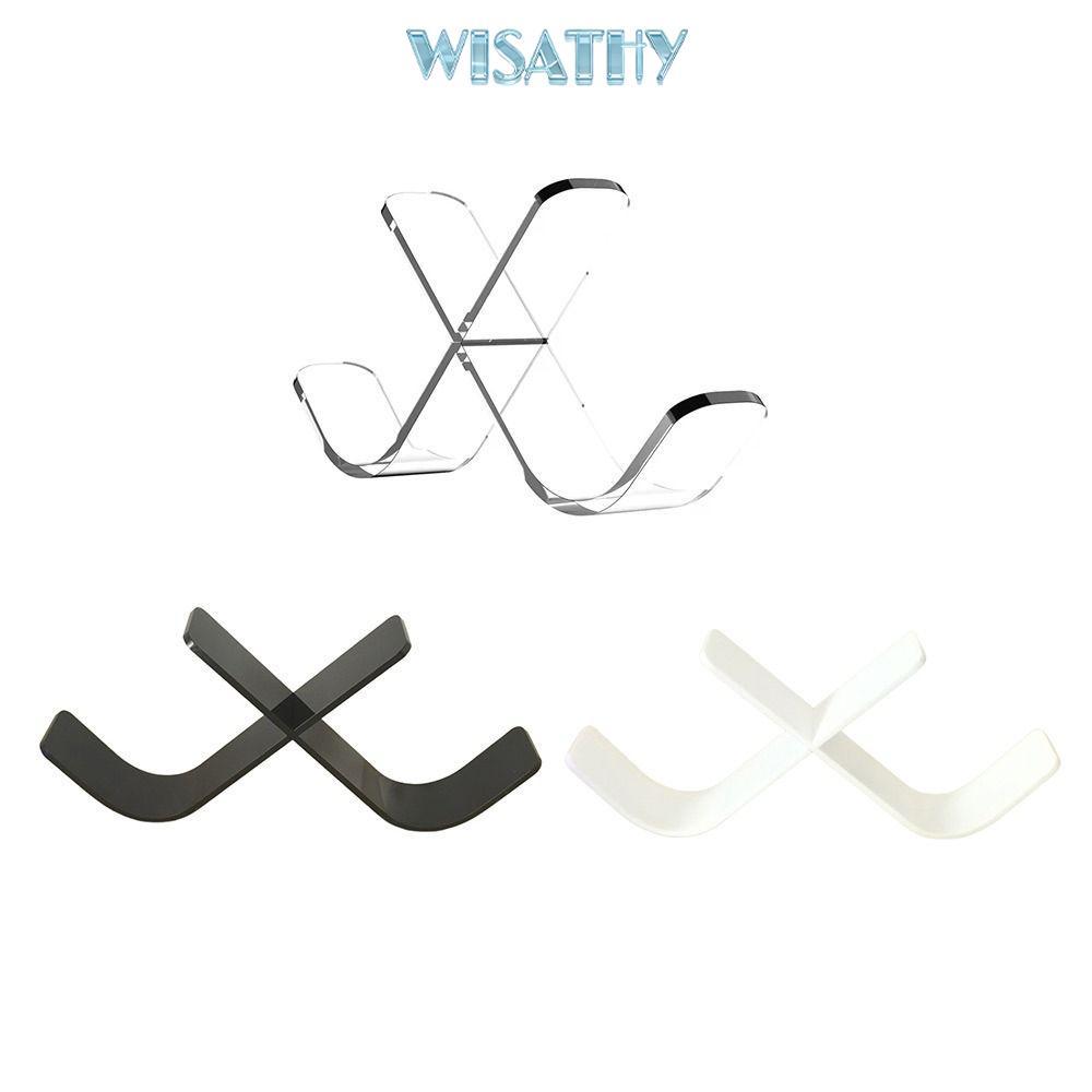 WIYATHY Ice Hockey Puck Display Stand Holder, กีฬาโปร่งใสตกแต่ง Hockey Puck Display, Triple อะคริลิค